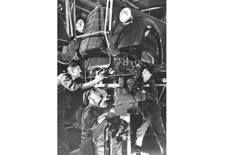 Ab 1935 lief die Produktion auf Hochtouren. (Foto: Opel)