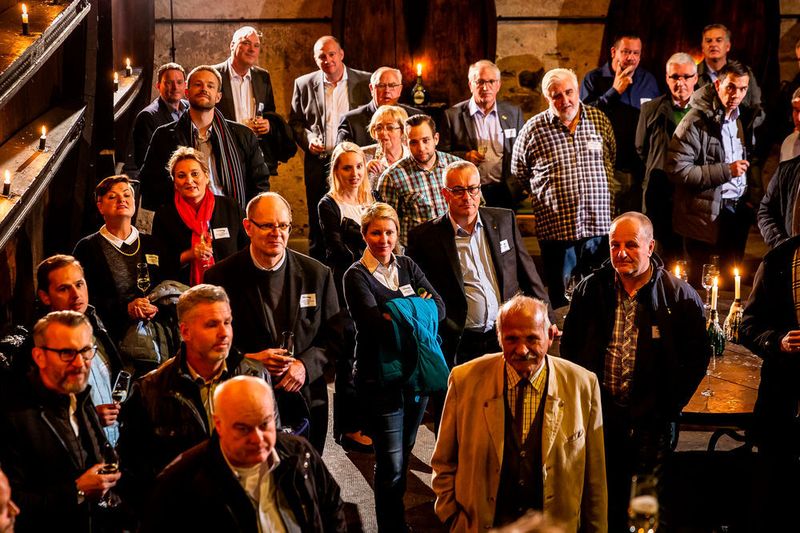 Die Führung durch den Weinkeller der Residenz gefiel den Teilnehmern. (Stefan Bausewein)
