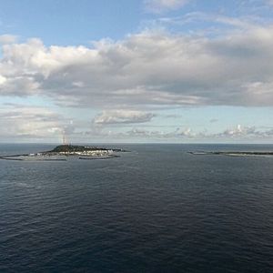 Die Insel Helgoland in der Nordsee, Standort des Alfred-Wegener-Instituts, aus der Luft. (Bild:  Alfred-Wegener-Institut / Marc Petrikowski)
