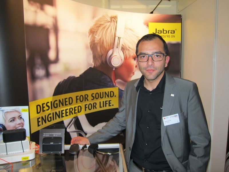 Habib Kücük, GN Netcom, hatte wohl den besten Sound. (IT-BUSINESS)