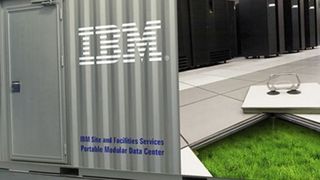 Der IT-Spezialist IBM hilft seinen Kunden, Energieeffizienz und Umweltschutz entlang der gesamten Wertschöpfungskette zu realisieren. Im Bild ein mobiles Datencenter, das Green-IT-Standards umsetzt. Bild: IBM (Archiv: Vogel Business Media)
