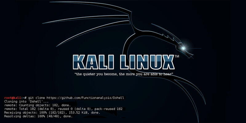 Das Netzwerk-Forensik-Werkzeug Dshell lässt sich mit ein paar Handgriffen in Kali Linux einbinden.