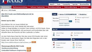 Internetnutzer können über RSS Nachrichten von Webseiten abonnieren und auf ihrem Computer empfangen (Archiv: Vogel Business Media)