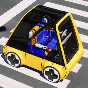 Er entwickelte einen elektrisch angetriebenen Kleinstwagen ...(Bild:  Ryan Schlotthauer)