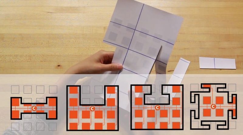 Mit ihr lassen sich auch komplexere Sensoroberflächen zuschneiden... (MPI / youtube)