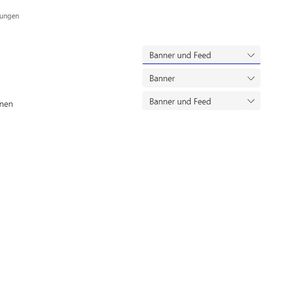 Chat-Benachrichtigungen für den Microsoft Teams-Client konfigurieren.(Bild:  Joos)
