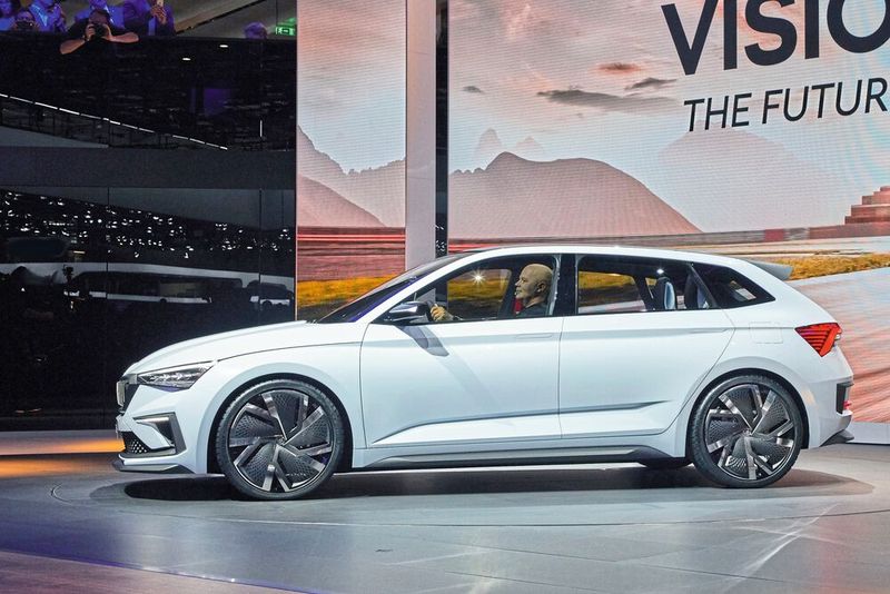 Skoda präsentiert auf dem Pariser Autosalon die Studie „Vision RS“. (Bild:Skoda)