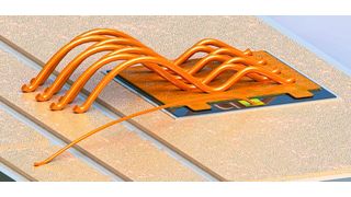 Das Die Top System (DTS) ermöglicht den Einsatz von Kupfer- anstelle von Aluminium-Drähten, was zu mehr Leistung und höheren Sperrschichttemperaturen führt. Zudem lässt sich das Verfahren für unterschiedlichste Substrat-Layouts einsetzen. (Bild: Heraeus)