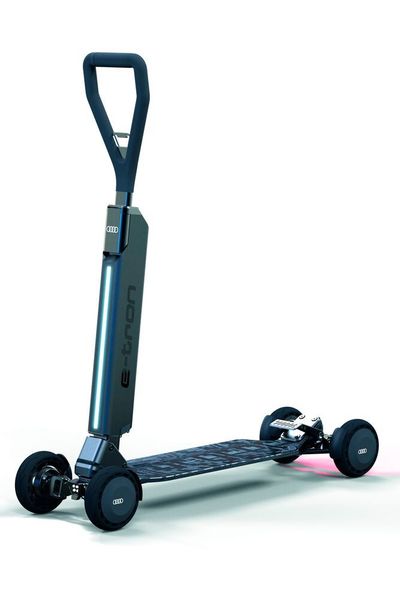 Die Höchstgeschwindigkeit der E-Tron-Scooter wird bei den gesetzlich vorgeschriebenen 20 Stundenkilometern liegen. (Audi)