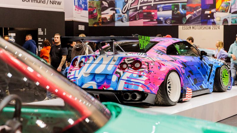 Meist aber wirken die Autos für sich. (Bild: Messe Essen)