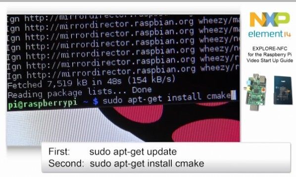 EXPLORE NFC und Raspberry Pi: Installation (Bild: NXP/element14)