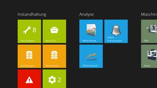 Startbildschirm vom TPM.web. (Bild: Proxia)