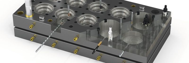 One of the most difficult operations performed in the manufacture of injection moulds is deep-hole drilling. One of the most difficult operations performed in the manufacture of injection moulds is deep-hole drilling.