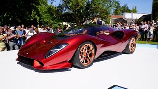 2019 feierte die Marke De Tomaso mit der Präsentation des „P72“ auf dem Goodwood Festival of Speed ihr Comeback. (The Goodwoord Estate)