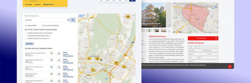 Zu dem Funktionen von „Smartmaps“ der Yellomap AG gehört das Erstellen von Standortkarten. Zu dem Funktionen von „Smartmaps“ der Yellomap AG gehört das Erstellen von Standortkarten.