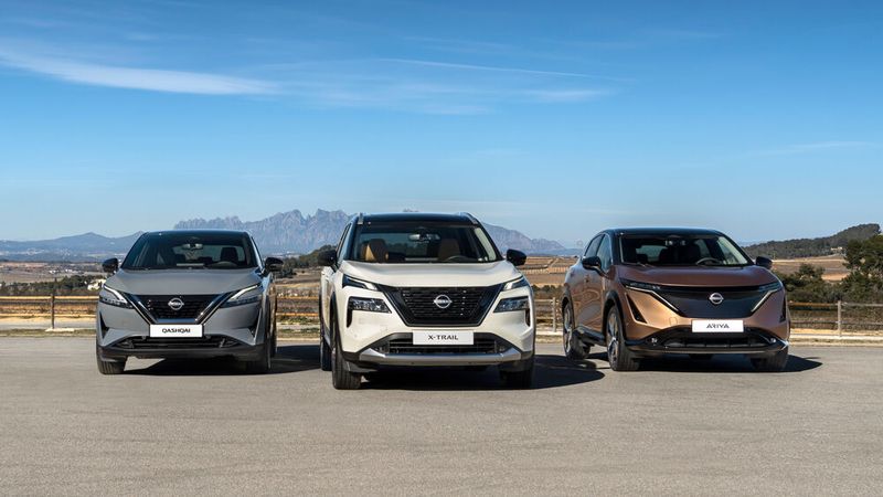 Eine App von Nissan erleichtert die Suche nach gestohlenen Fahrzeugen. Sie ist für die drei SUVs Qashqai, X-Trail und Ariya verfügbar.(Bild:  Nissan/sebastienmauroy)