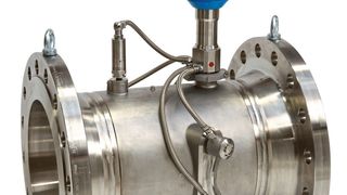 Prosonic Flow G300/500 ist ein robustes Ultraschall-Durchflussmessgerät für Gas mit integrierten Druck- und Temperatursensoren für hochgenaue Messwerte in Echtzeit. (Endress+Hauser)