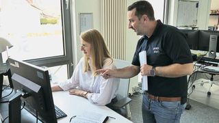 Sie haben die DSR-24-Strategie ständig im Fokus: Katharina Lastowski und Patricio Da Silva. (Bild: Wenz - VCG)