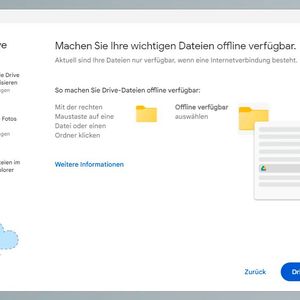 Abschluss der Anpassung von Google Drive for Desktop in Windows.(Bild:  Joos – Google)