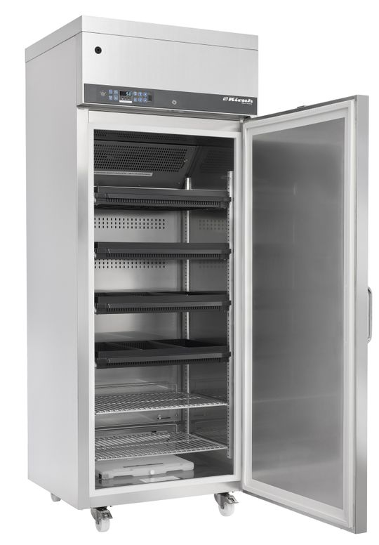 Afb. 2: De Kirsch Cleanroom 520 Pro-Active-koelkast voor cleanrooms is speciaal ontworpen om te voldoen aan de strenge eisen die worden gesteld aan medisch-farmaceutische cleanroomomstandigheden.(Bild:  Philipp Kirsch GmbH)