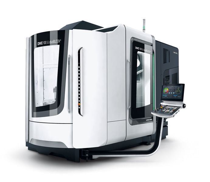Universalfräsmaschine DMC 100 U Duo-Block. (Bild: DMG Mori)
