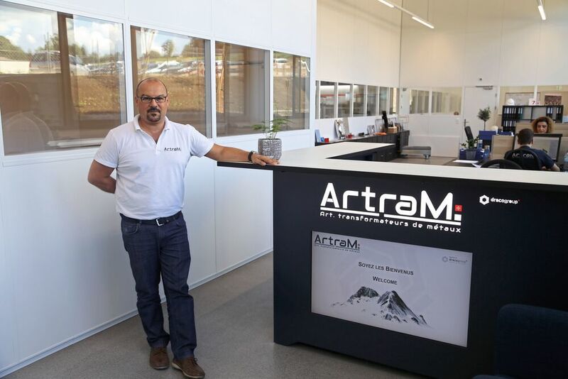 Rui Lourenço, porte de multiples casquette au sein de la PME ArtraM, il en est le directeur, mais il assure aussi les fonctions de concepteur, vendeur et planificateur. (MSM)