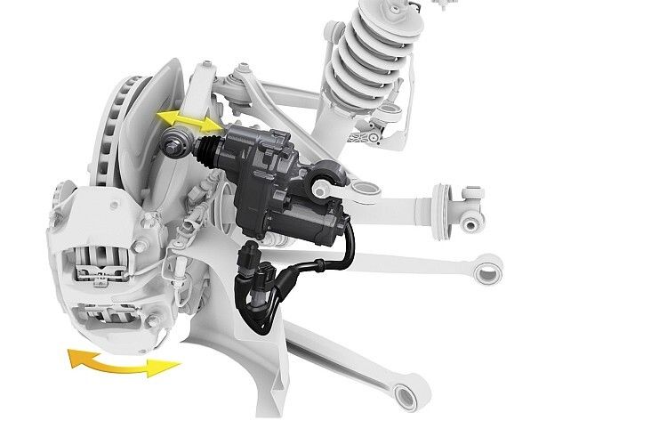 Im Porsche 911 Turbo gibt es das AKC mit getrennten Stellmotoren für links und rechts, weil der Heckmotor seinen Platz braucht. (Foto: ZF)