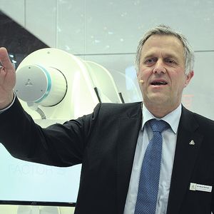 Dr. Bernd Schimpf: „Wir werden hier am Stand permanent gehackt. Deshalb ist Verschlüsselung die Grundvoraussetzung für eine solche Anwendung.“