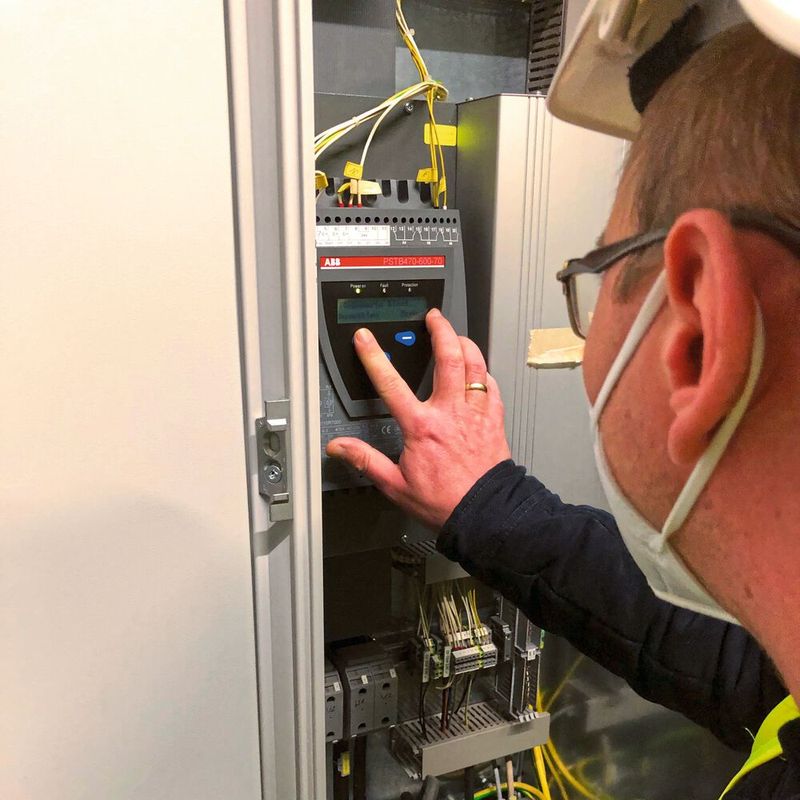 ABB Softstarter im Einsatz beim Kavernenkraftwerk Säckingen.