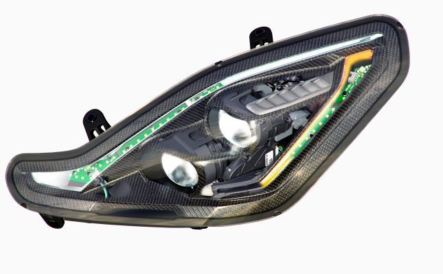 Die Hauptscheinwerfer (Bild: Rimac Automobili)