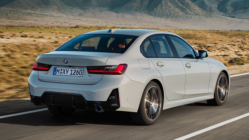 Die optischen Änderungen bleiben beim Facelift des 3er BMW dezent. (Bild: BMW)