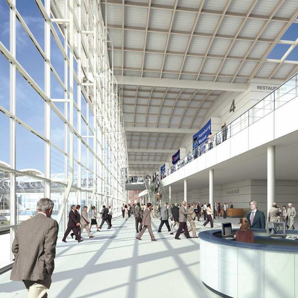Foyer der neuen Messe (Archiv: Vogel Business Media)