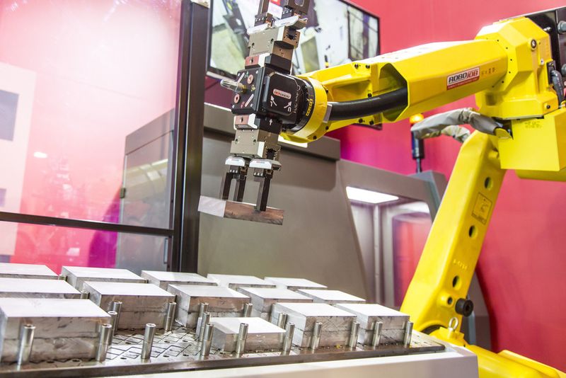 Bei Robojob in Halle 7. (Bild: Messe Stuttgart)