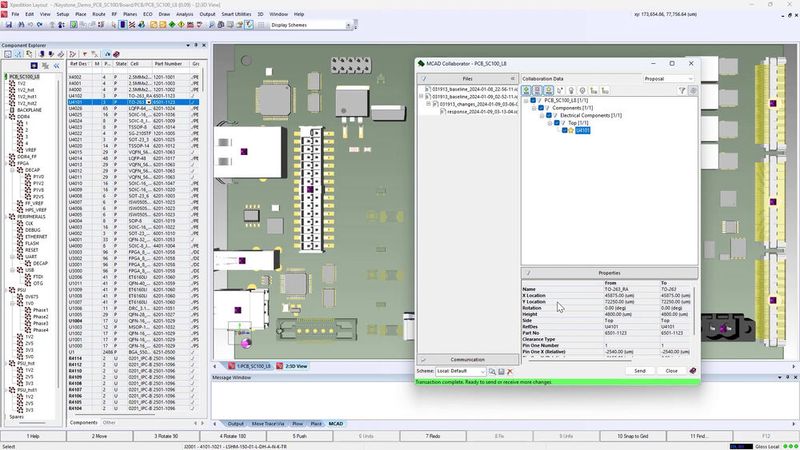 Die neue Managed Environment for Electronics Design führt NX, Capital, Xpedition und Teamcenter for PLM zusammen und ermöglicht einen nahtlosen Datenfluss und die Zusammenarbeit zwischen Elektronik- und Mechanik-Entwicklerteams. (Bild: Siemens Digital Industries Software)