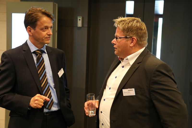 Die Jahrestagung von SwissT.net bot den Teilnehmern gute Gelegenheit für Gespräche. (Bild: Matthias Böhm)