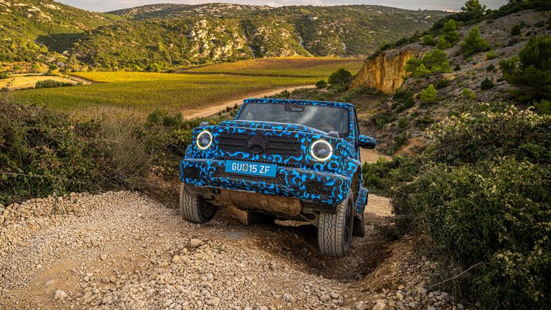 Wo andere passen müssen, fährt der EQG lässig weiter. (Bild: Mercedes-Benz)