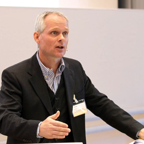 „Wir brauchen Durchhaltevermögen.“ Dr. Christoph Grote, Geschäftsführer BMW Forschung und Technik GmbH, München (Foto: Bayern Innovativ/Thomas Geiger)