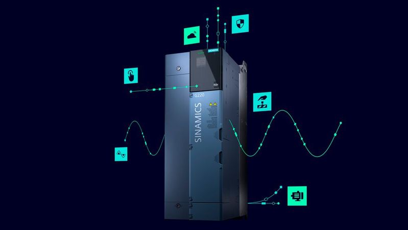 Die neuen Frequenzumrichter Sinamics G220 sind die ersten Sinamics-Antriebe, die Teil des Siemens-Xcelerator-Portfolios sind.