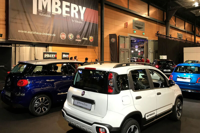 Das Autohaus Imbery zeigt in Freiburg die Modelle von Fiat, Alfa, Jeep und Abarth.  (Michel / »kfz-betrieb«)