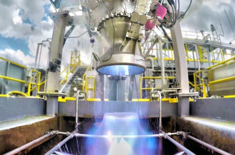 Der Aeon genannte Raketenantrieb von Relativity ist vollständig 3D-gedruckt. Ein herkömmlich hergestellter Antrieb besteht aus über 2500 Teilen – Aeon hat nach Angaben des Herstellers weniger als 100. (relativityspace)