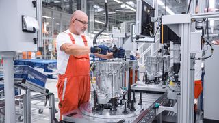 Im ungarischen Györ produziert Audi E-Motoren für die Premium Platform Electric (PPE). (Audi)
