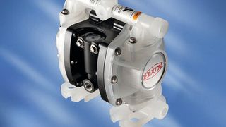 Die neue energieeffiziente Flux-Druckluft-Membranpumpe FDM 07. (Bild: Flux Geräte)
