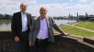 Nahinfrarot-Spektroskopie: Die Geschäftsführer von HiperScan Alexander Wolter und Michael Thoma. (HiperScan)