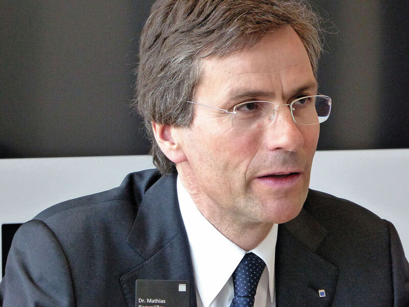 Dr. Mathias Kammüller, Geschäftsführer der Trumpf GmbH + Co. KG und Vorsitzender des Geschäftsbereichs Werkzeugmaschinen: „Auf der Hausmesse Intech 2014 zeigen wir die gesamte Bandbreite unserer Produktpalette – auf den Fachmessen fokussieren wir uns auf Neuentwicklungen.“ (Bild: Kuhn)