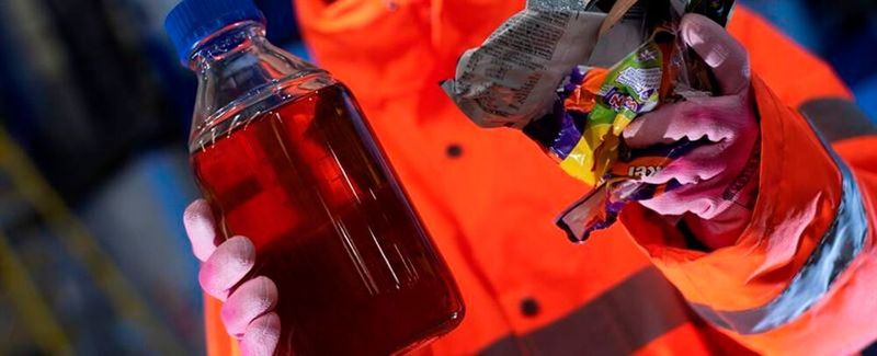 Recycling Technologies will take waste plastic packaging and process it using its recycling machinery to turn it into an oil, called Plaxx. (Recycling Technologies )