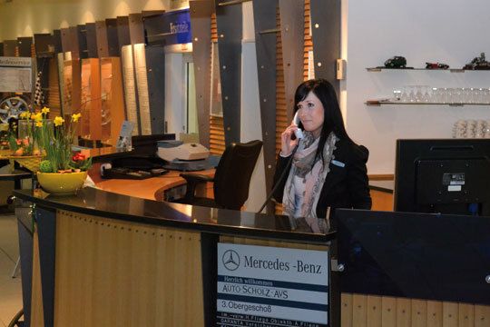 Charmanter Empfang bei Auto-Scholz-AVS in Jena. (Archiv: Vogel Business Media)