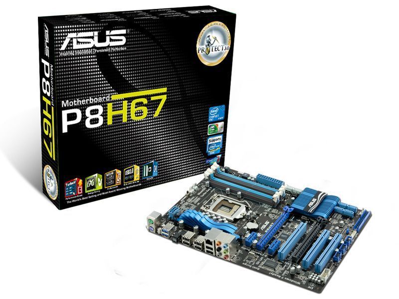 Die P8H67-Serie ist eine von zwei Modellreihen bei Asus für die Intel-Core-i-CPUs der zweiten Generation. (Archiv: Vogel Business Media)