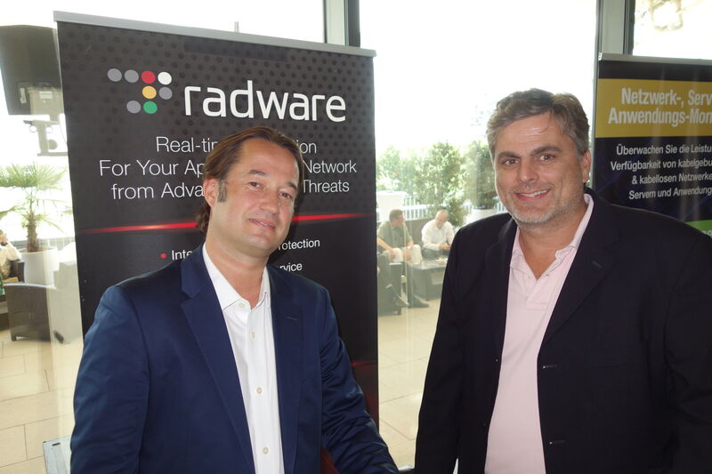 (l.) Ingo Schäfer und Tom Haak, Radware (IT-BUSINESS)