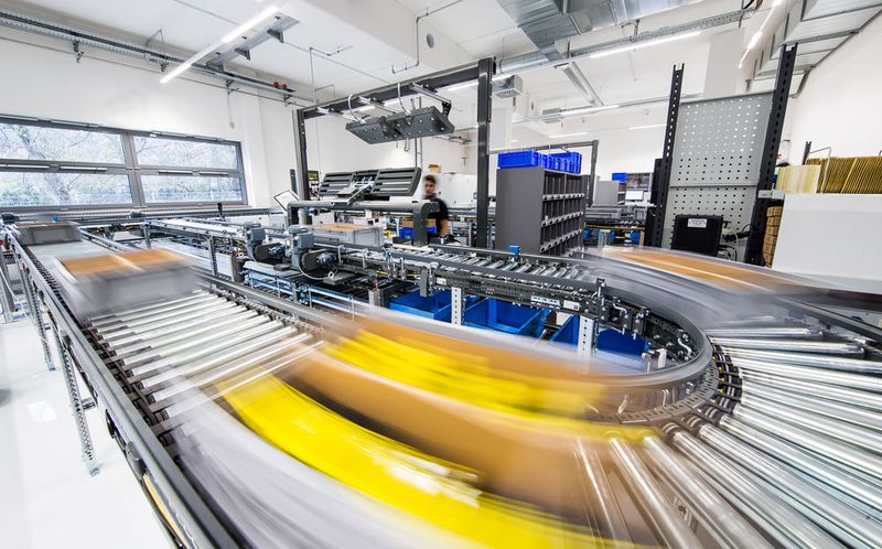 Das neue Logistikzentrum ermöglicht noch kürzere Lieferzeiten. (Horn/Sauermann)