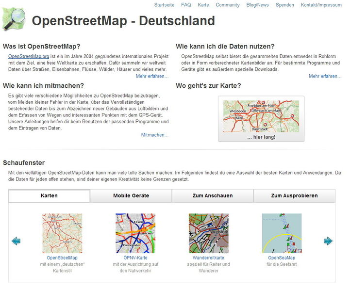 Abb. 3: OpenStreetMap ist eine sehr gute Alternative zu Google Maps. (OpenStreetMap)